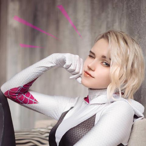 【COS】真人版蜘蛛女侠格温 - Gwen Stacy 